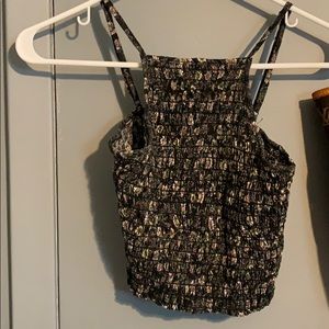 Floral crop top